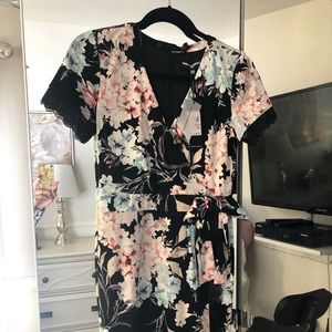 Never worn with tags- Karl Largerfeld floral dress